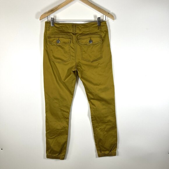 Cabi The Tracker Jogger In Marigold #5504 Pants SZ 2 Women’s Stretch Yellow Gold - Picture 4 of 9